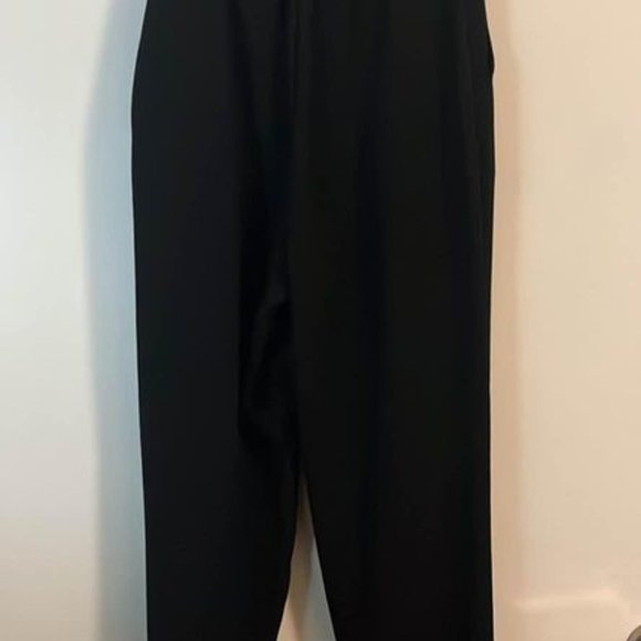 American Apparel - Black Pleated Front Pants / Trousers - XS - Picture 2 of 2